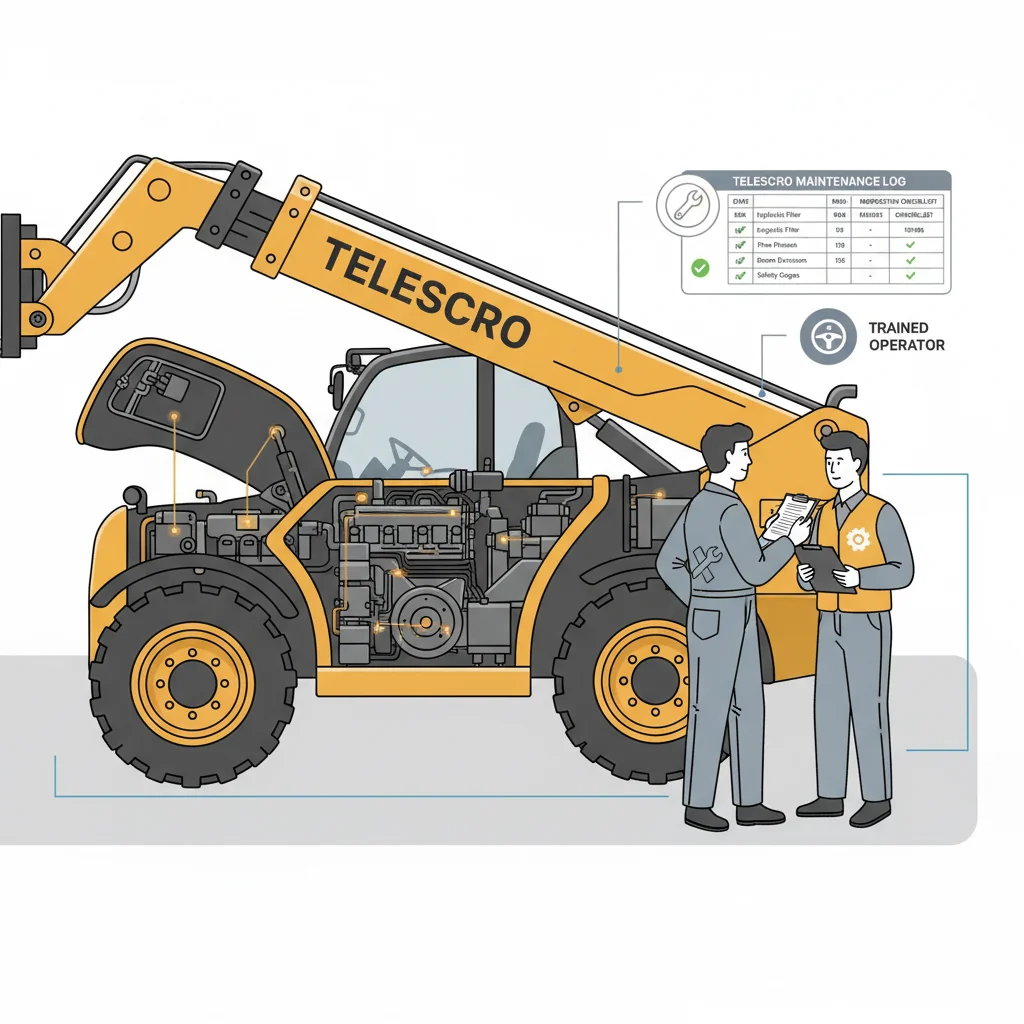 Comment les registres d'entretien préviennent-ils les pannes des chariots télescopiques ? – Schéma hydraulique d'un chariot télescopique Comment les registres d'entretien préviennent-ils les pannes des chariots télescopiques ?