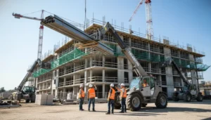 Schéma technique illustrant Comment les sociétés de location utilisent-elles les chariots télescopiques ? Guide pratique sur les systèmes hydrauliques des chariots télescopiques