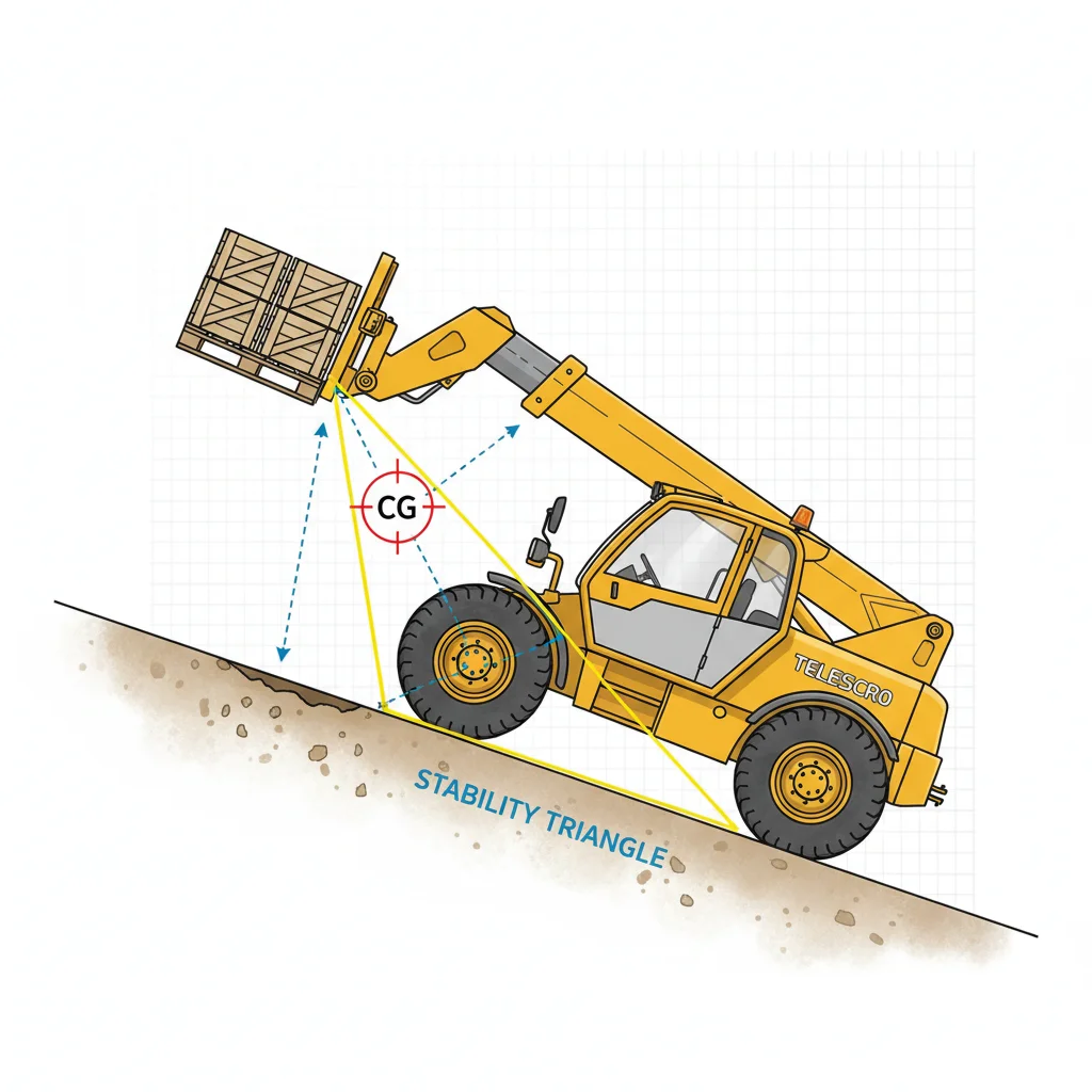 How do slopes impact telehandler stability? – Telehandler Hydraulics Diagram How do slopes impact telehandler stability?
