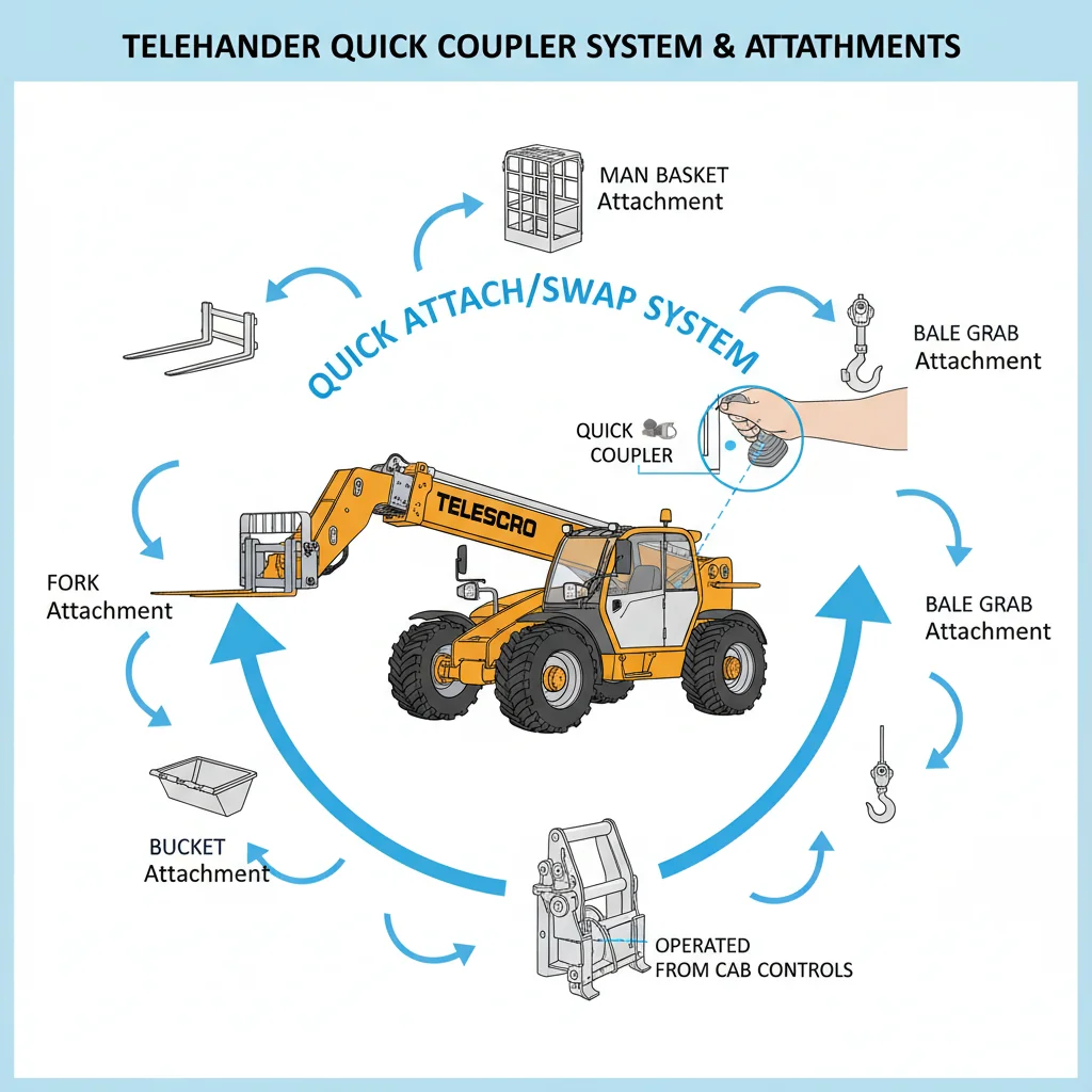 How Do Telehandler Attachments Add Versatility? – Telehandler Hydraulics Diagram How Do Telehandler Attachments Add Versatility?