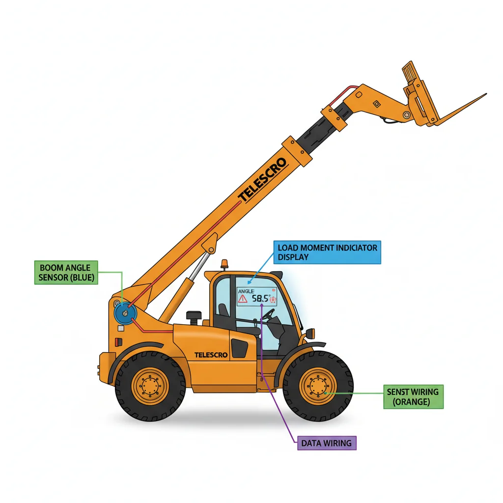 Как работают датчики угла наклона стрелы телескопического погрузчика? – Схема гидравлической системы телескопического погрузчика Как работают датчики угла наклона стрелы телескопического погрузчика?