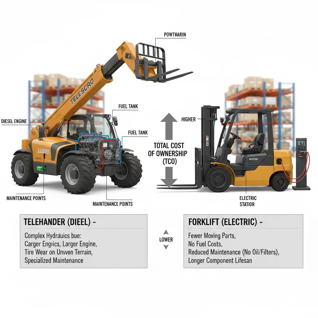 Comment les groupes motopropulseurs des chariots télescopiques influencent-ils le coût total de possession ? – Schéma hydraulique d'un chariot télescopique Comment les groupes motopropulseurs des chariots télescopiques influent-ils sur le coût total de possession ?