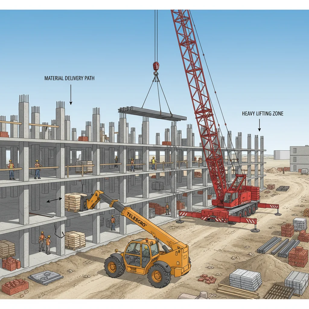 Comment les chariots télescopiques facilitent-ils les opérations de grutage ? – Schéma hydraulique d'un chariot télescopique Comment les chariots télescopiques facilitent-ils les opérations de grutage ?