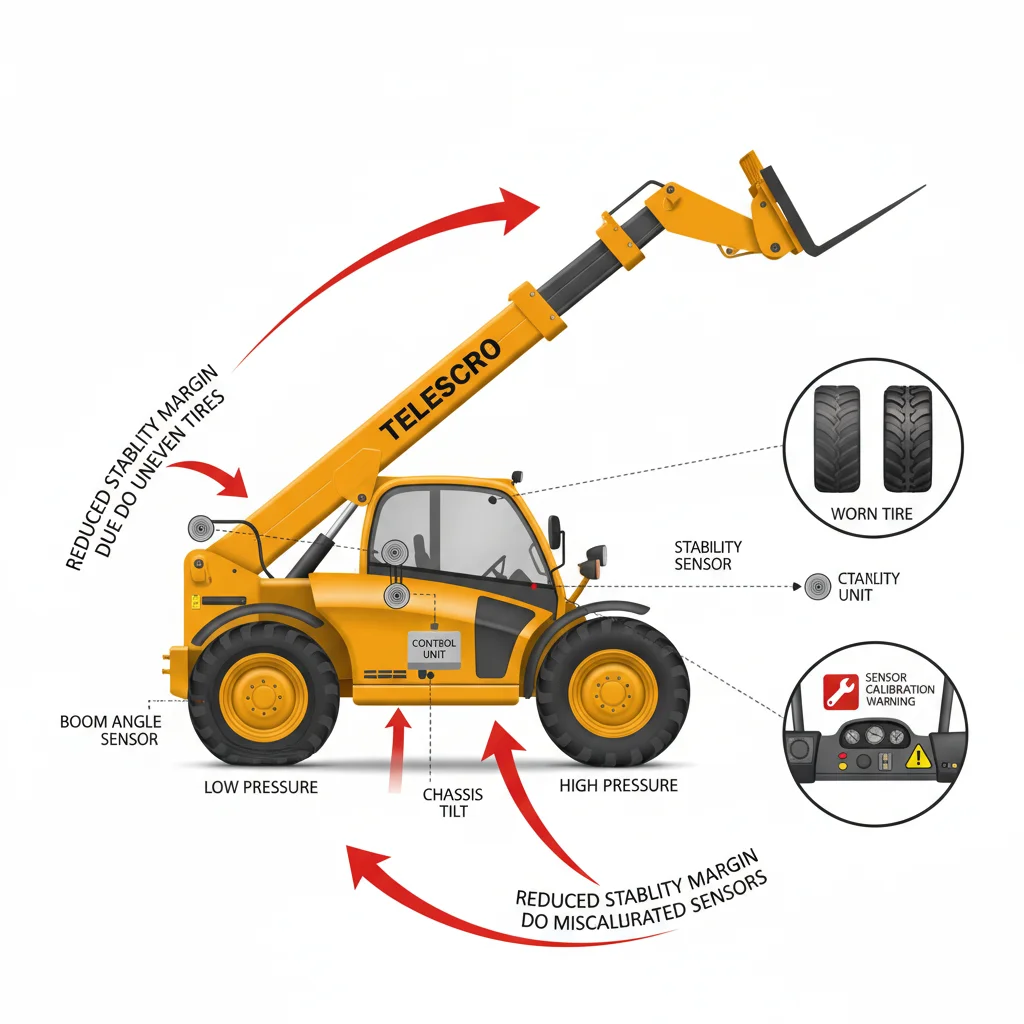 How do tires and sensors affect telehandler stability? – Telehandler Hydraulics Diagram How do tires and sensors affect telehandler stability?