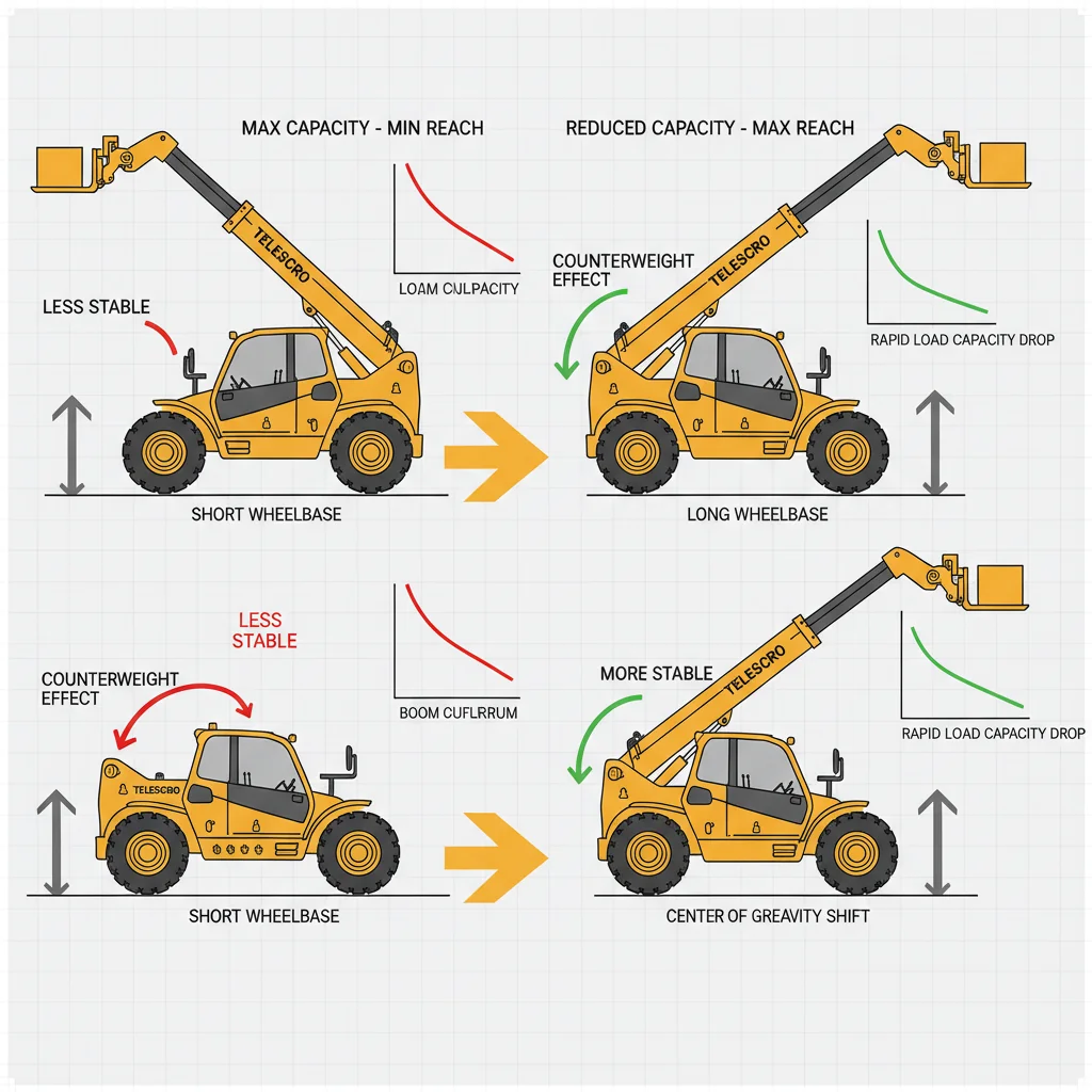 How do weight and wheelbase affect capacity? – Telehandler Hydraulics Diagram How do weight and wheelbase affect capacity?
