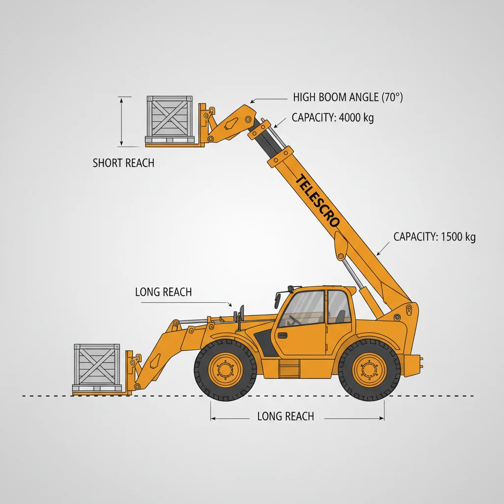 How does boom angle affect telehandler capacity? – Telehandler Hydraulics Diagram How does boom angle affect telehandler capacity?
