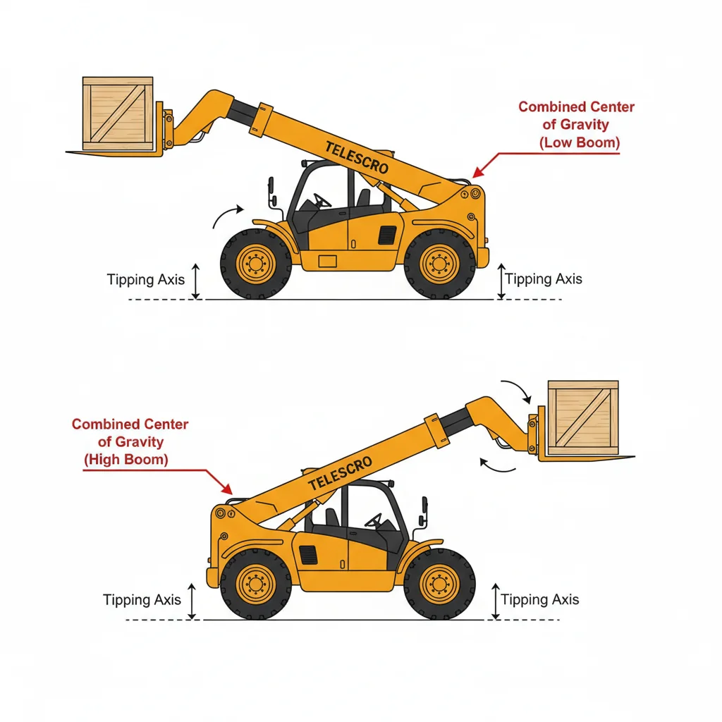 How does boom angle affect telehandler tipping? – Telehandler Hydraulics Diagram How does boom angle affect telehandler tipping?