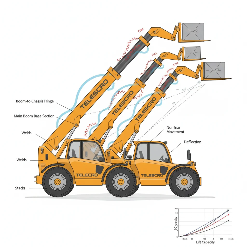 How Does Boom Geometry Affect Stability? – Telehandler Hydraulics Diagram How Does Boom Geometry Affect Stability?