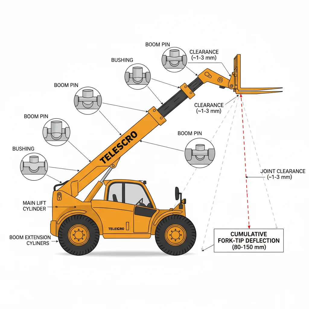 How Does Boom Pin Wear Impact Lifting Precision? – Telehandler Hydraulics Diagram How Does Boom Pin Wear Impact Lifting Precision?