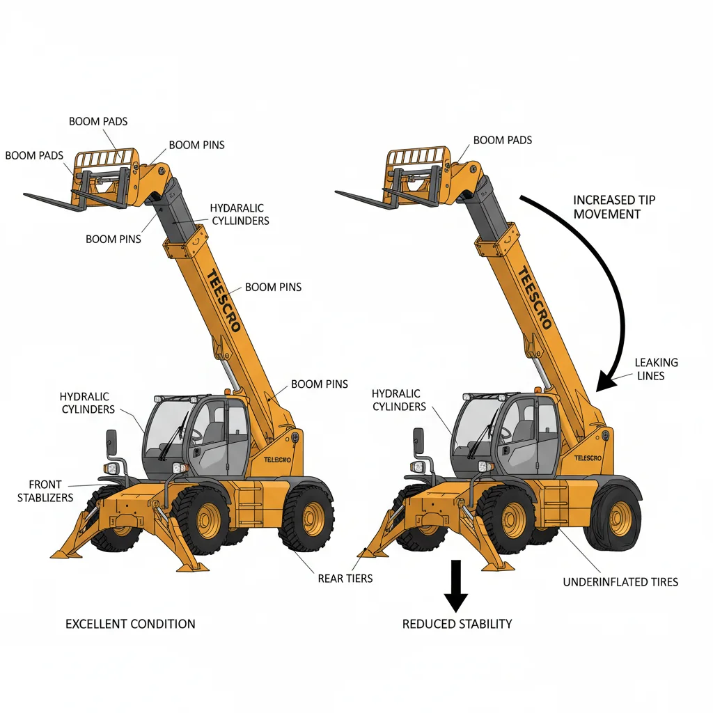 How Does Condition Impact Max Telehandler Height? – Telehandler Hydraulics Diagram How Does Condition Impact Max Telehandler Height?