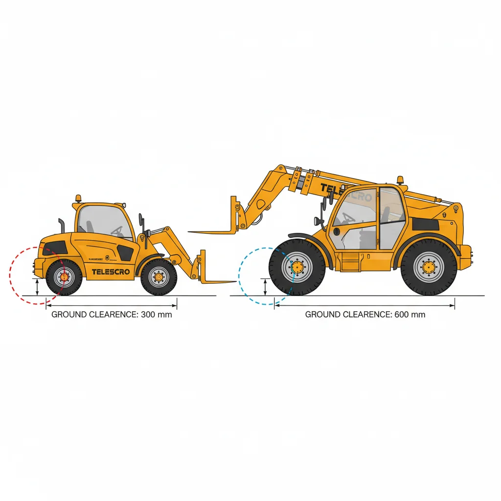 En quoi la garde au sol diffère-t-elle sur les télescopiques ? – Schéma hydraulique d'un télescopique En quoi la garde au sol diffère-t-elle sur les télescopiques ?