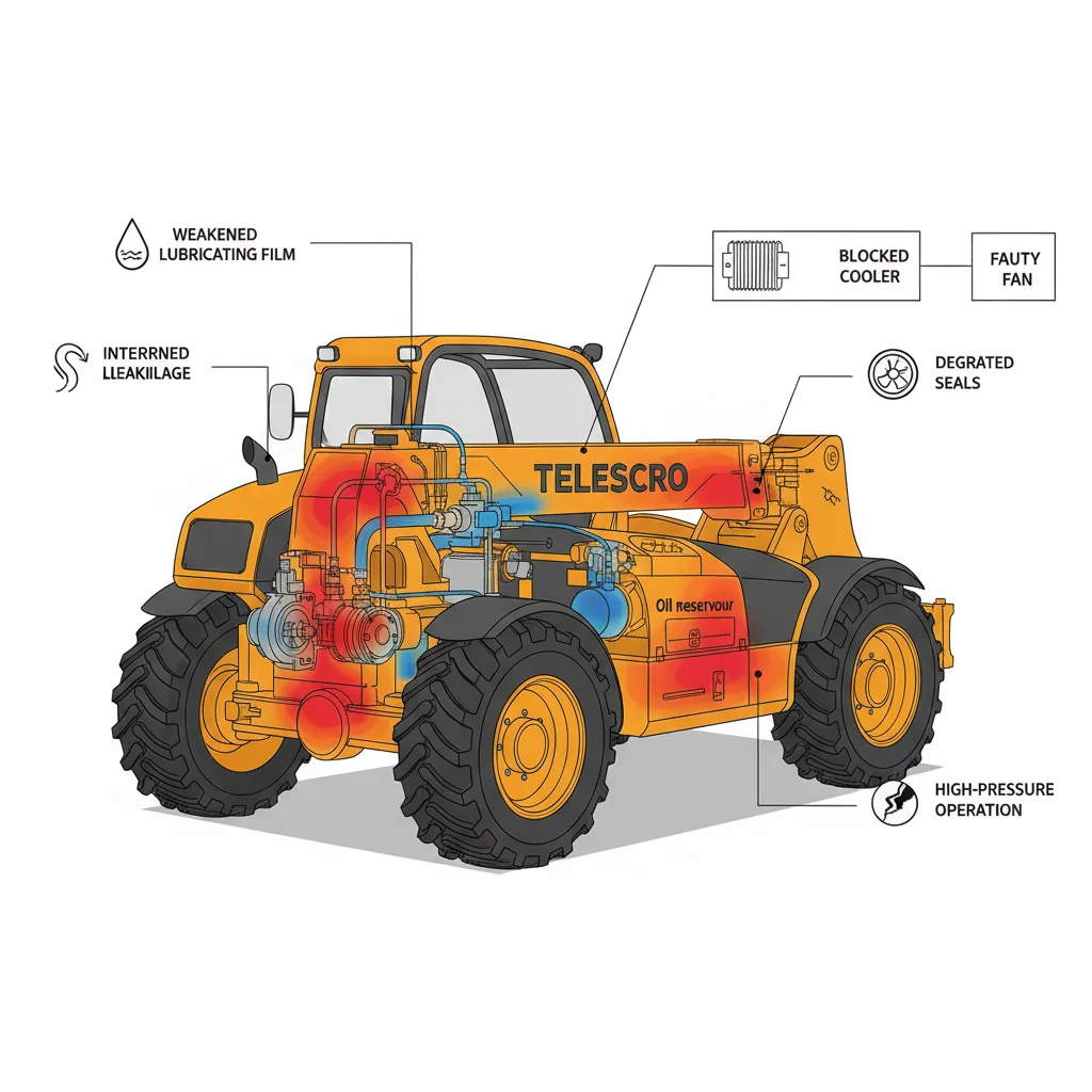 How Does Heat Affect Hydraulic Wear? – Telehandler Hydraulics Diagram How Does Heat Affect Hydraulic Wear?