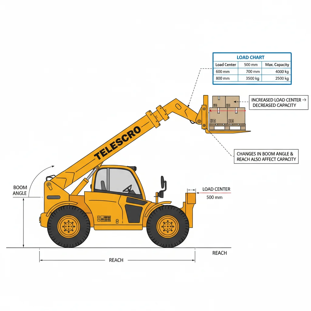 How does load center affect load charts? – Telehandler Hydraulics Diagram How does load center affect load charts?