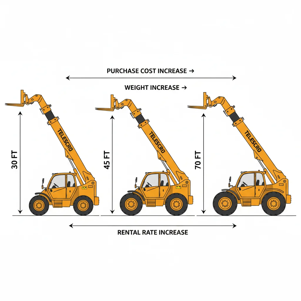 Comment la hauteur du chariot télescopique influe-t-elle sur les coûts ? – Schéma hydraulique du chariot télescopique Comment la hauteur du chariot télescopique influe-t-elle sur les coûts ?