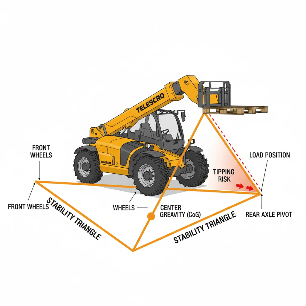 Как треугольник стабильности предотвращает опрокидывание? – Схема гидравлической системы телескопического погрузчика Как треугольник устойчивости предотвращает опрокидывание?