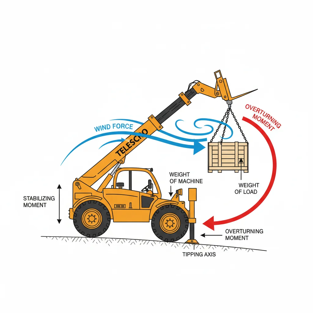 Как ветер влияет на устойчивость телескопического погрузчика? – Схема гидравлической системы телескопического погрузчика Как ветер влияет на устойчивость телескопического погрузчика?