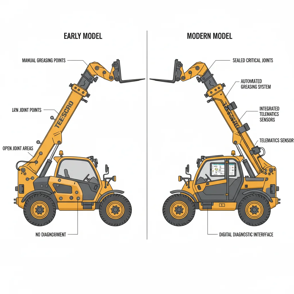 Comment les besoins en matière d'entretien des chariots télescopiques ont-ils évolué ? – Schéma hydraulique d'un chariot télescopique Comment les besoins en matière de services de chariots télescopiques ont-ils évolué ?
