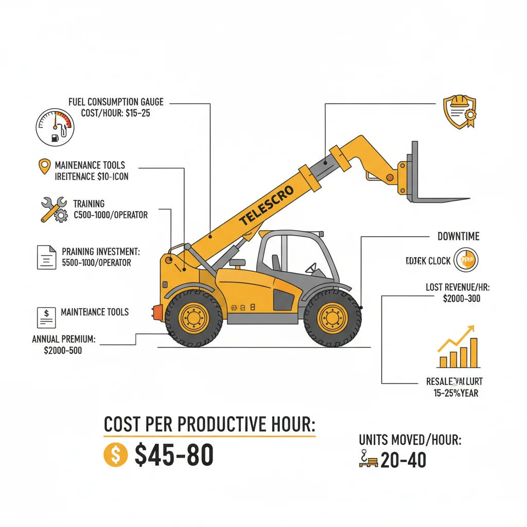 Come si calcola il ROI di un sollevatore telescopico? – Schema idraulico del sollevatore telescopico Come si calcola il ROI di un sollevatore telescopico?
