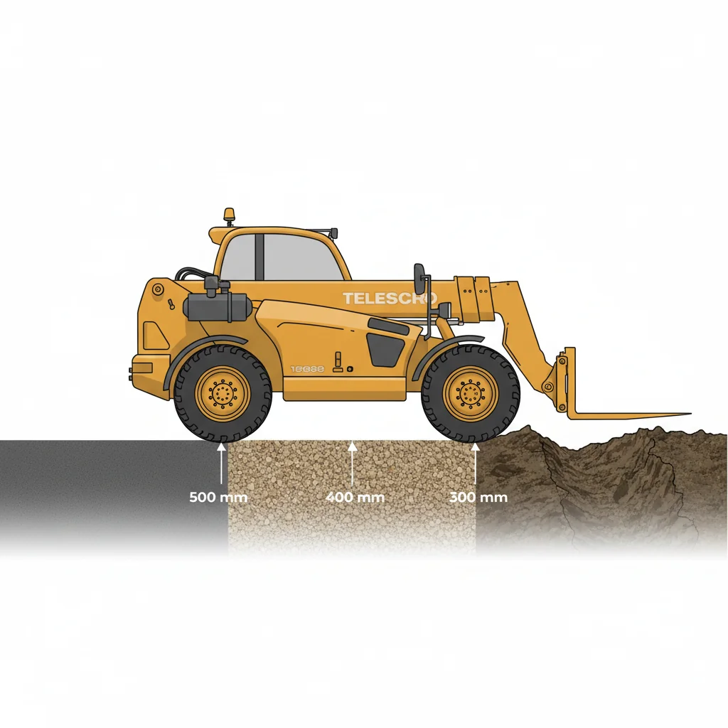 Quelle est la garde au sol nécessaire pour un chariot télescopique ? – Schéma hydraulique d'un chariot télescopique Quelle est la garde au sol nécessaire pour un chariot télescopique ?