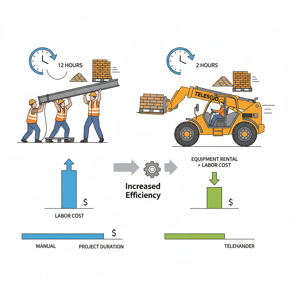 Combien de main-d'œuvre les chariots télescopiques permettent-ils réellement d'économiser ? – Schéma hydraulique d'un chariot télescopique Combien de main-d'œuvre les chariots télescopiques permettent-ils réellement d'économiser ?