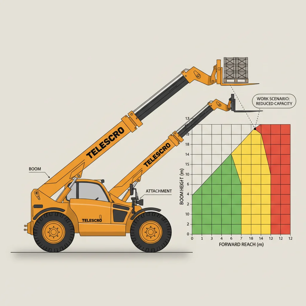 구매자는 텔레핸들러 적재량 차트를 어떻게 해석해야 할까? – 텔레핸들러 유압 다이어그램 구매자는 텔레핸들러 적재량 차트를 어떻게 해석해야 할까요?