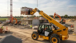 Schéma technique illustrant la conception des tableaux de charge des chariots télescopiques : Guide pratique pour éviter les erreurs critiques dans les systèmes hydrauliques des chariots télescopiques