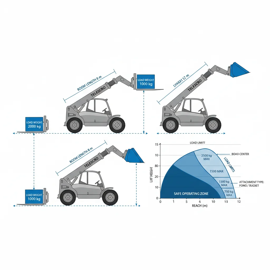 Come determinare la capacità di sollevamento di un sollevatore telescopico? – Schema idraulico del sollevatore telescopico Come determinare la capacità di sollevamento di un sollevatore telescopico?