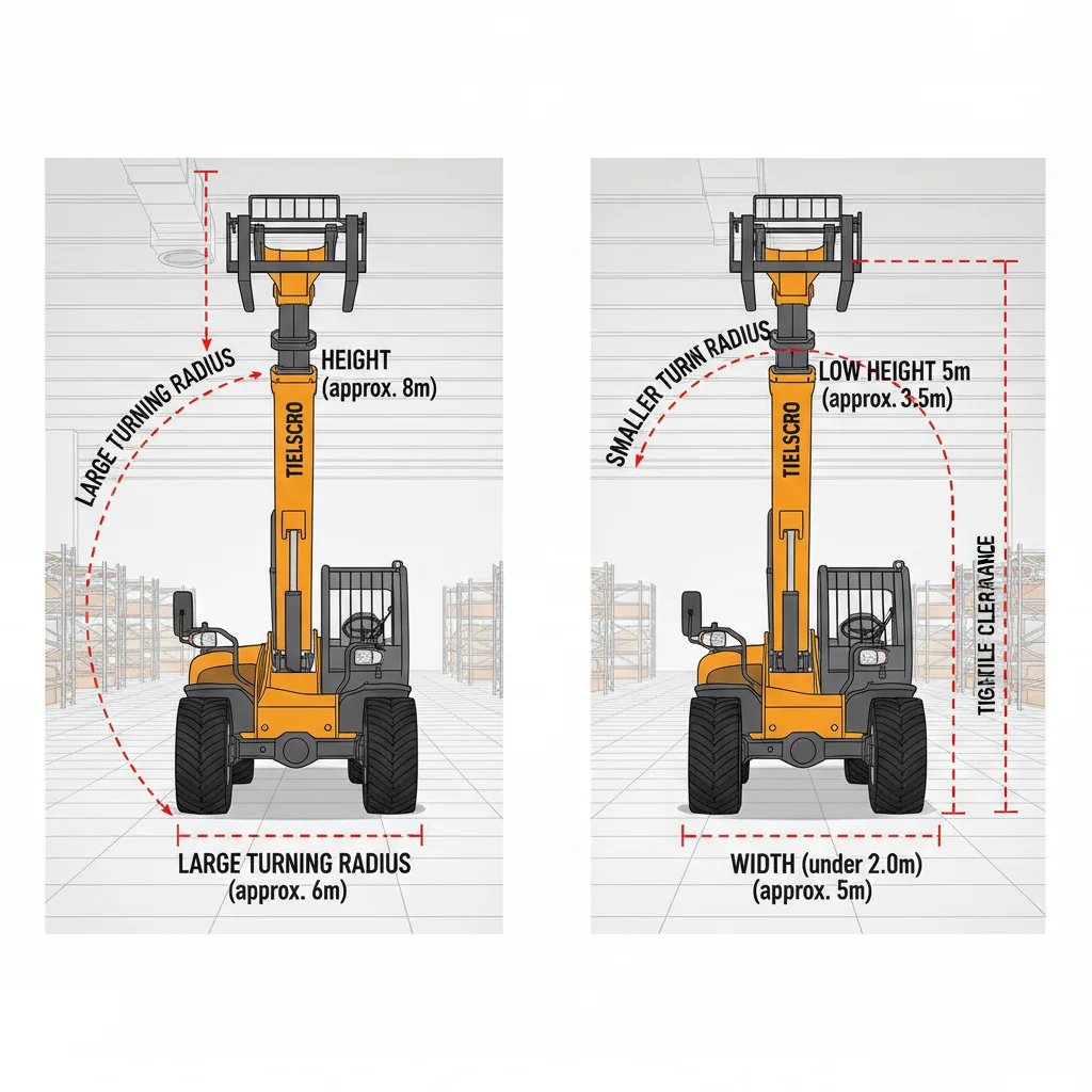 Comment dimensionner les chariots télescopiques pour une utilisation en intérieur ? – Schéma hydraulique d'un chariot télescopique Comment dimensionner les chariots télescopiques pour une utilisation en intérieur ?