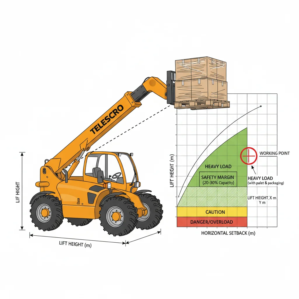 Comment déterminer avec précision la capacité d'un chariot télescopique ? – Schéma hydraulique d'un chariot télescopique Comment déterminer avec précision la capacité d'un chariot télescopique ?