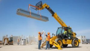 Schéma technique illustrant « L'utilisation d'un chariot télescopique est-elle dangereuse ? Guide de sécurité du technicien de terrain pour les systèmes hydrauliques des chariots télescopiques ».