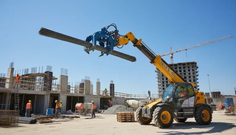 Schéma technique illustrant la compatibilité des accessoires pour chariots télescopiques : guide expert pour l'installation d'outils européens sur des machines chinoises dans les systèmes hydrauliques des chariots télescopiques.