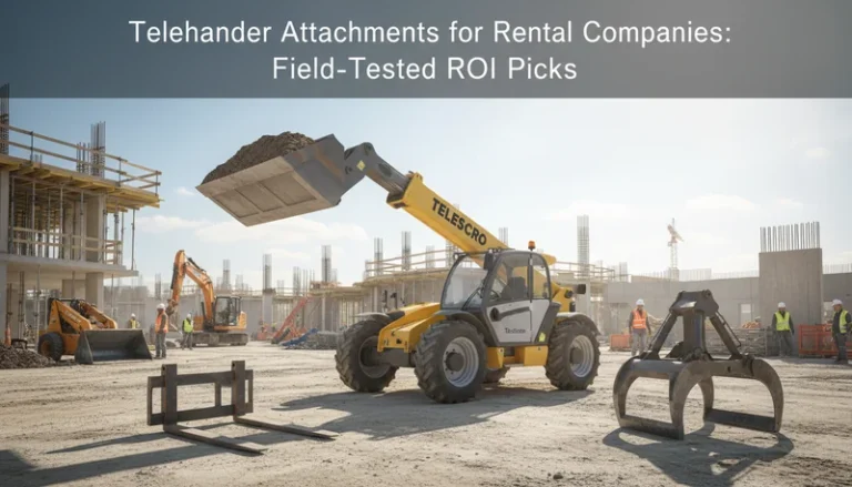 Schéma technique illustrant les accessoires pour chariots télescopiques destinés aux entreprises de location : retour sur investissement éprouvé sur le terrain Sélection de systèmes hydrauliques pour chariots télescopiques