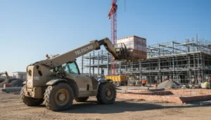 Schéma technique illustrant les marges de capacité des chariots télescopiques : pourquoi les limites réelles diminuent avec l'utilisation (guide pratique) dans les systèmes hydrauliques des chariots télescopiques.