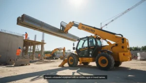 Schéma technique illustrant la consommation de carburant d'un chariot télescopique : Conseils pratiques pour éviter les erreurs coûteuses dans les systèmes hydrauliques des chariots télescopiques