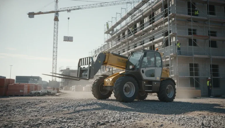 Schéma technique illustrant la garde au sol d'un chariot télescopique : ce que cela signifie et son impact sur votre chantier (avis d'expert) dans les systèmes hydrauliques des chariots télescopiques