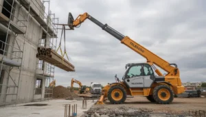 Schéma technique illustrant la flèche télescopique d'un chariot télescopique Utilisations : guide éprouvé sur le terrain pour un levage en toute sécurité dans les systèmes hydrauliques des chariots télescopiques