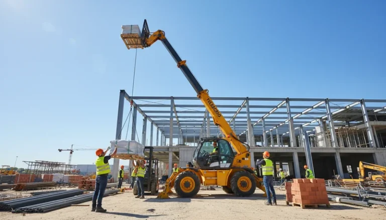 Schéma technique illustrant la précision de levage des chariots télescopiques : pourquoi la précision diminue avec l'âge des machines (guide pratique) dans les systèmes hydrauliques des chariots télescopiques