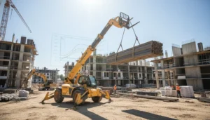 Schéma technique illustrant le tableau de charge d'un chariot télescopique Mythes : ce que les acheteurs ignorent à propos de la capacité réelle des systèmes hydrauliques des chariots télescopiques