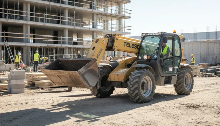 Schéma technique illustrant les caractéristiques optionnelles des chariots télescopiques : qu'est-ce qui fait réellement grimper les coûts ? (Avis d'experts) dans les systèmes hydrauliques des chariots télescopiques