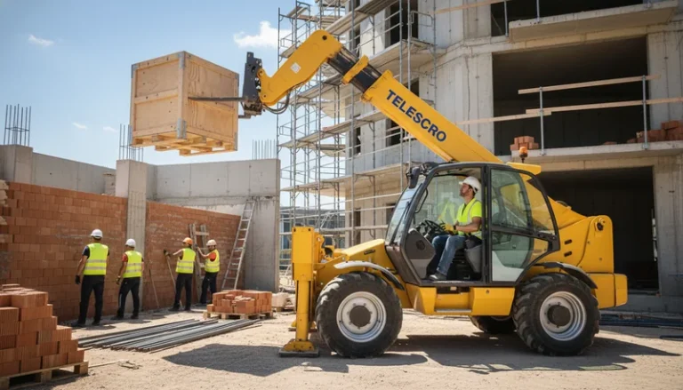 Schéma technique illustrant la capacité nominale d'un chariot télescopique : pourquoi les compétences de l'opérateur ne peuvent dépasser les valeurs indiquées dans le tableau (guide pratique) des systèmes hydrauliques des chariots télescopiques.