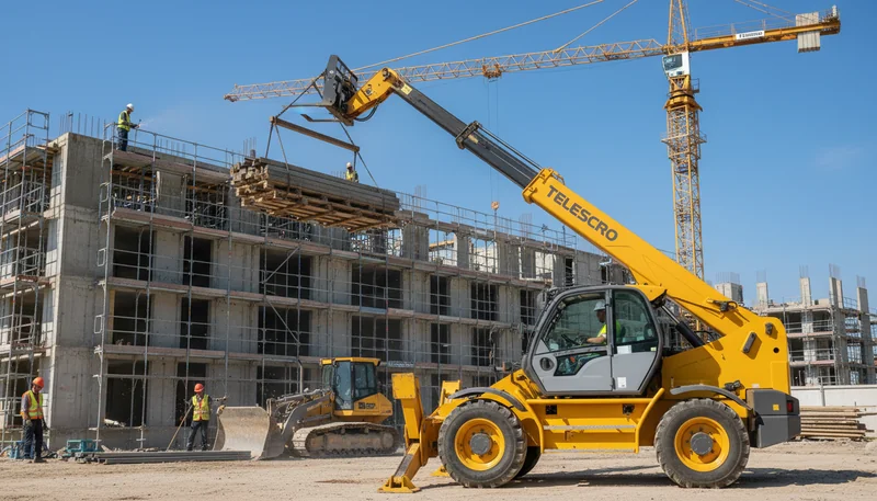 Telehandler Uses in Building Construction: Field-Tested Applications & Mistake Prevention