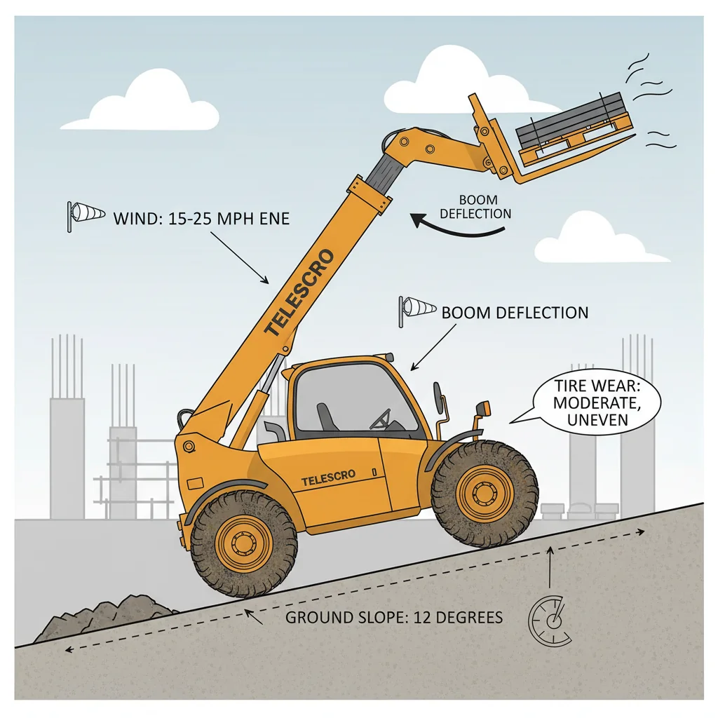 Qu'est-ce qui affecte la stabilité d'un chariot télescopique à hauteur maximale ? – Schéma hydraulique d'un chariot télescopique Qu'est-ce qui affecte la stabilité d'un chariot télescopique à hauteur maximale ?