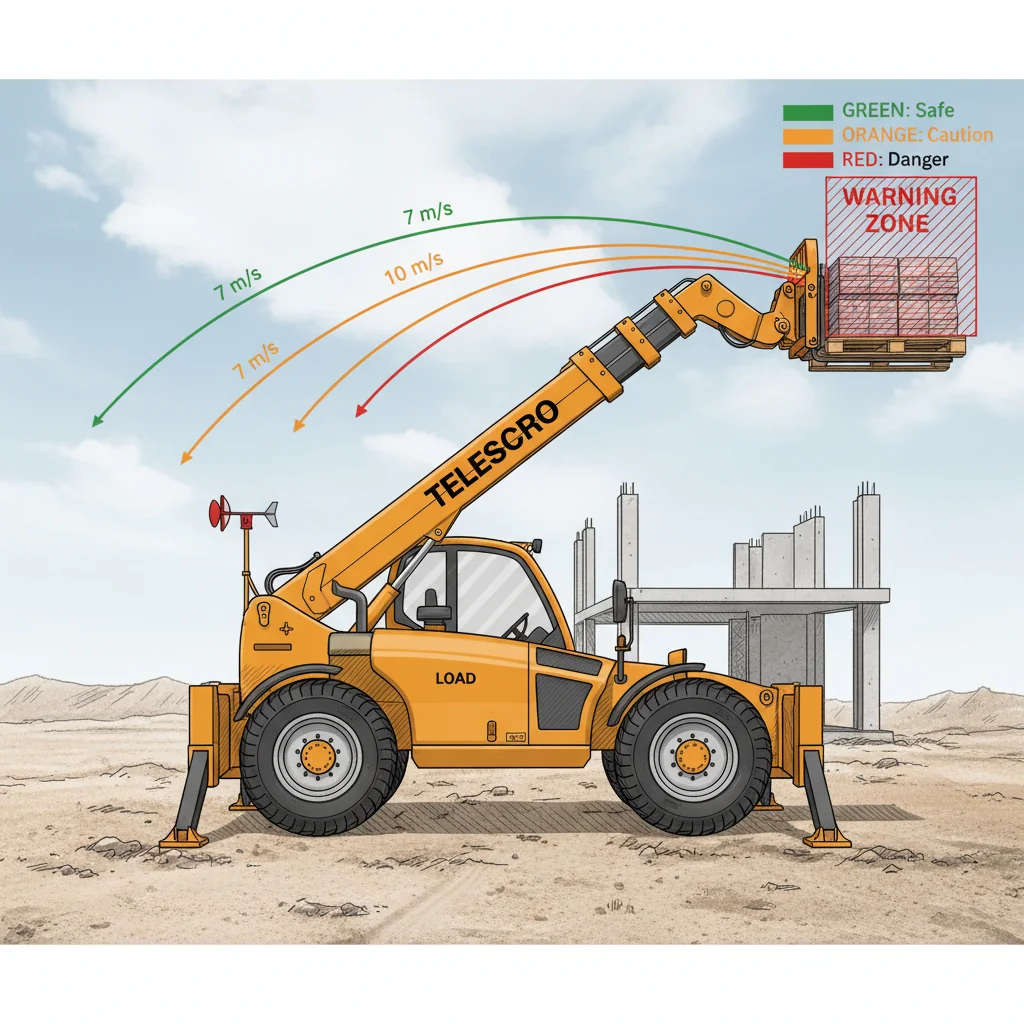 Каковы безопасные пределы ветра для подъема телескопическим погрузчиком? – Схема гидравлической системы телескопического погрузчика Каковы безопасные пределы ветра для подъема телескопическим погрузчиком?
