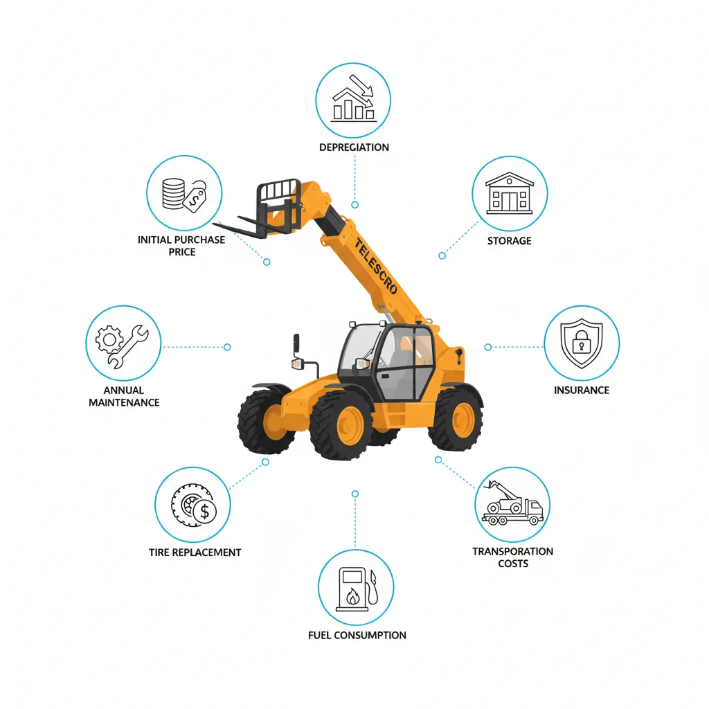 Quels sont les coûts réels liés à la possession d'un chariot télescopique ? – Schéma hydraulique d'un chariot télescopique Quels sont les coûts réels liés à la possession d'un chariot télescopique ?