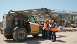 Technical diagram illustrating What does a Telehandler Transmission Do? Field Engineer’s Breakdown in telehandler hydraulic systems
