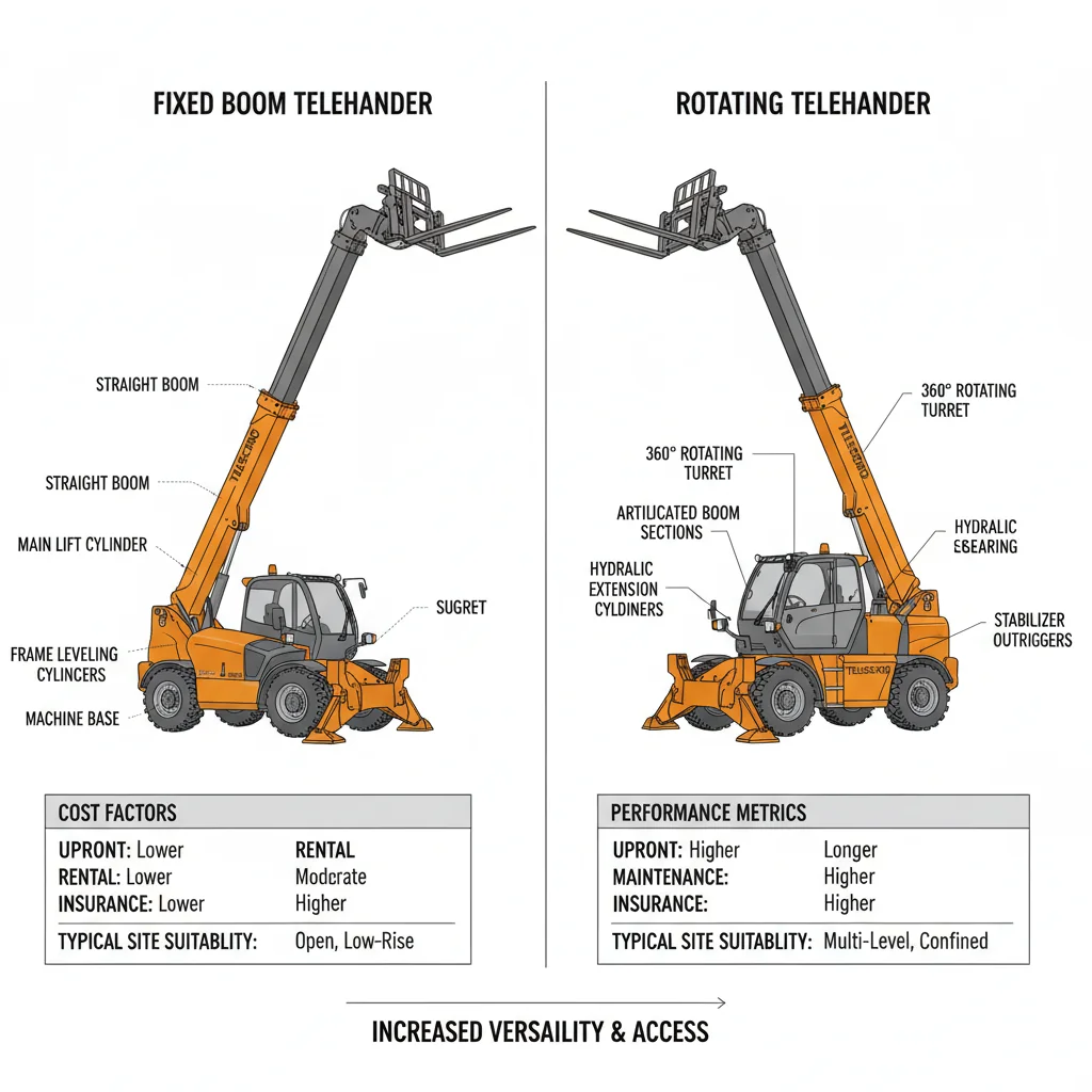 What Drives ROI for Fixed vs Rotating Telehandlers? – Telehandler Hydraulics Diagram What Drives ROI for Fixed vs Rotating Telehandlers?