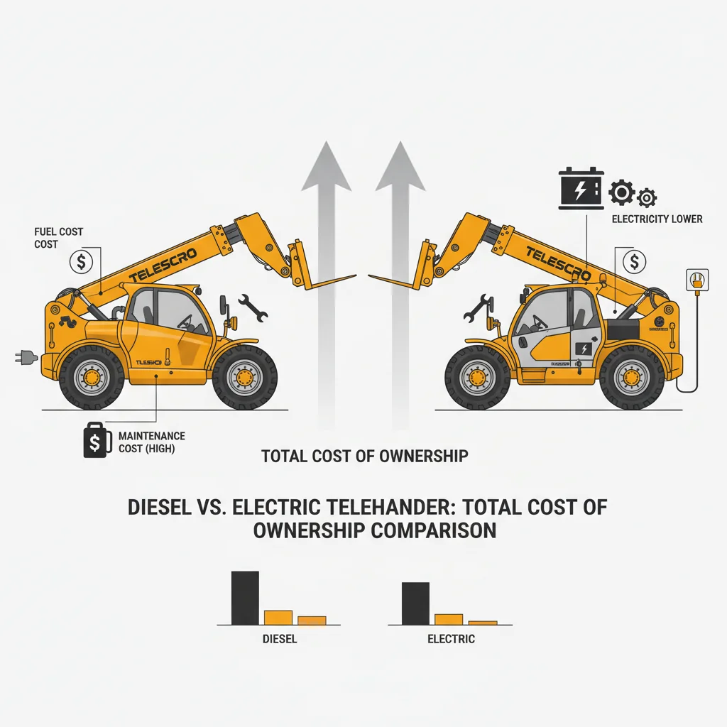 Qu'est-ce qui détermine le coût total de possession d'un chariot télescopique : diesel ou électrique ? – Schéma hydraulique d'un chariot télescopique Qu'est-ce qui détermine le coût total de possession d'un chariot télescopique : diesel ou électrique ?