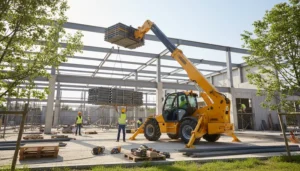 Technical diagram illustrating What is a Compact Telehandler? Field Engineer’s Working Guide in telehandler hydraulic systems