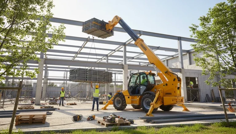 Schéma technique illustrant « Qu'est-ce qu'un chariot télescopique compact ? Guide pratique du technicien de terrain sur les systèmes hydrauliques des chariots télescopiques
