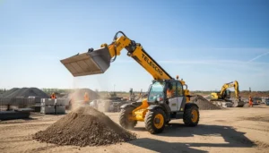 Technical diagram illustrating What is Telehandler Bucket Breakout Force? Field Guide for Buyers in telehandler hydraulic systems